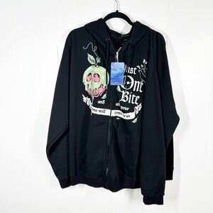 NWT Her Universe Disney Villains Poison Apple Evil Queen Hoodie 1X